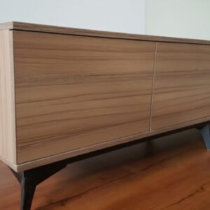 Natural Veneer Credenza / TV Unit