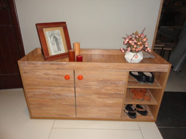 Maximize Your Space with Our Sleek Shoe Cabinet - Image 5